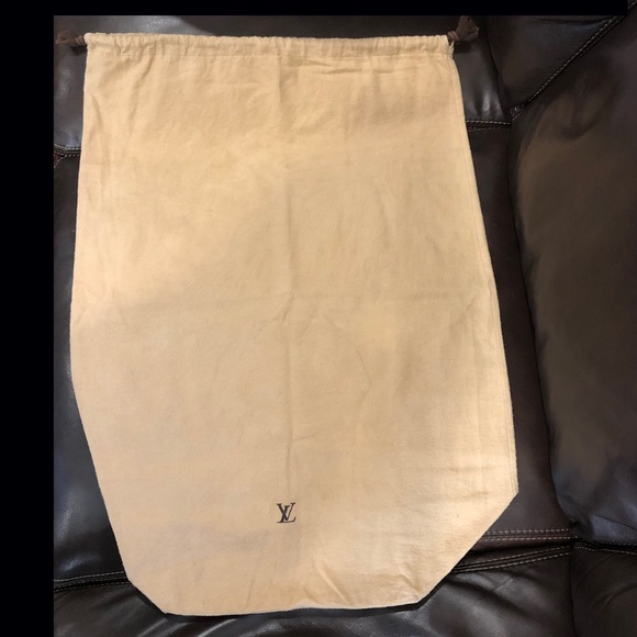 LV Vuitton Louis Drawstring Dustbag 21”x29” LV Monogram - Picture 1 of 7